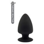 Термоактивна анальна пробка PREMIUM SILICONE PLUG S BLACK