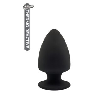 Термоактивна анальна пробка PREMIUM SILICONE PLUG S BLACK