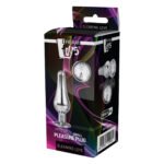 Анальна пробка конічної форми Dream Toys GLEAMING LOVE SILVER PLEASURE PLUG S