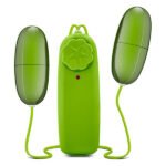 Подвійне віброяйце B yours DOUBLE POP EGGS LIME