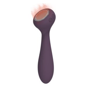 Вібромасажер двосторонній з функцією нагріву Dream toys Royal Fantasies Panacea фіолетовий