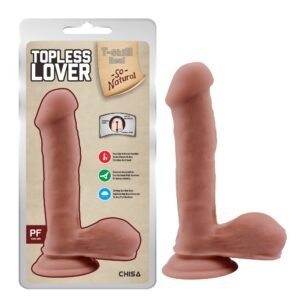 Фалоімітатор на присосці Chisa T-skin ReaL Topless Lover реалістичний, бежевий