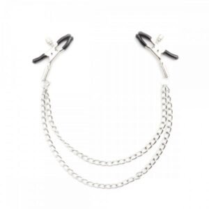 Затискачі для сосків з подвійним ланцюжком Loveshop Double Chain