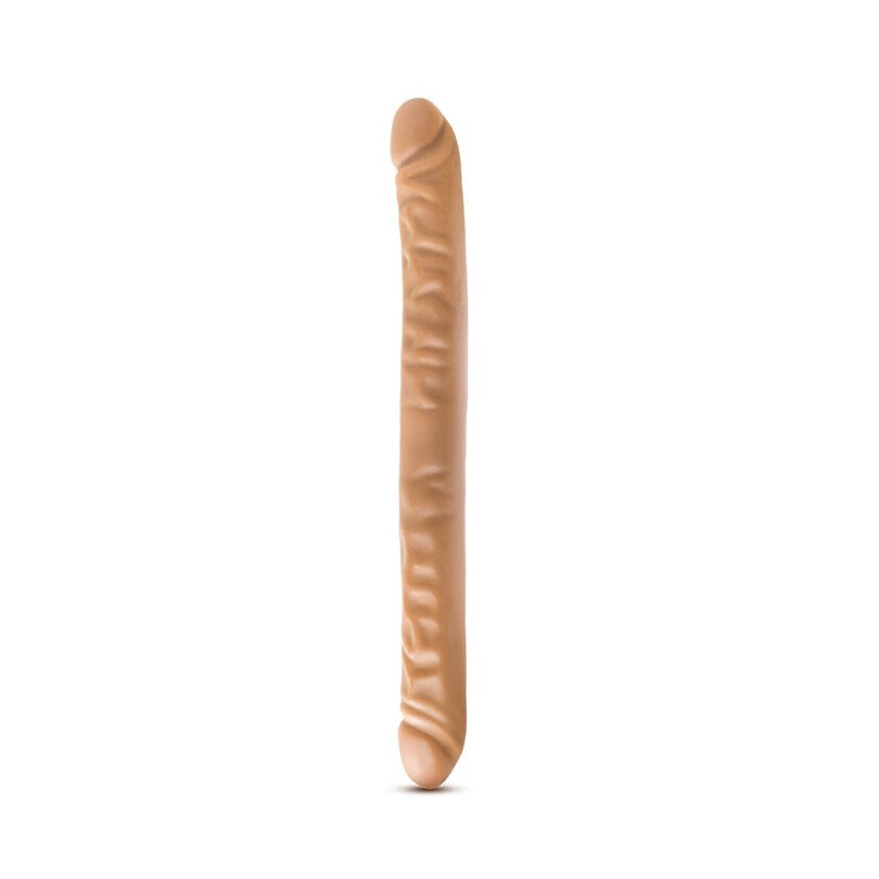 Подвійний фалоімітатор DR SKIN 18inch MOCHA Подвійний фалоімітатор DR SKIN 18inch MOCHA