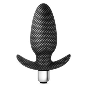 Анальна пробка з вібрацією 3 в 1 BLUSH SPARK THROTTLE AV-01 CARBON FIBER