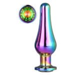 Анальна пробка конічної форми Dream Toys GLEAMING LOVE COLOURED PLEASURE PLUG L