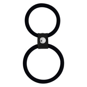 Ерекційне кільце MENZSTUFF DUAL RINGS, BLACK