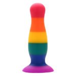 Райдужна анальна пробка COLOURFUL LOVE PLUG