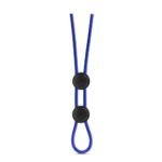 Регульоване ерекційне кільце STAY HARD DOUBLE LOOP BLUE