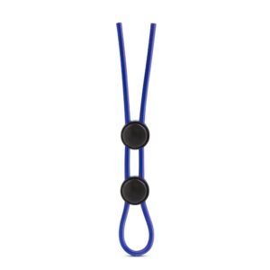 Регульоване ерекційне кільце STAY HARD DOUBLE LOOP BLUE