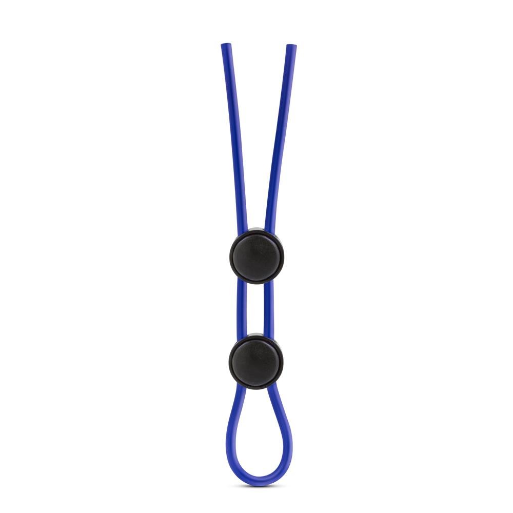 Регульоване ерекційне кільце STAY HARD DOUBLE LOOP BLUE Регульоване ерекційне кільце STAY HARD DOUBLE LOOP BLUE