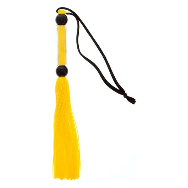 Флогер GP SILICONE FLOGGER WHIP YELLOW Флогер GP SILICONE FLOGGER WHIP YELLOW