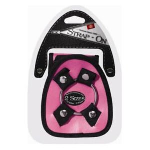 Трусики HARNESS з кільцями STRAP ON HARNESS PINK