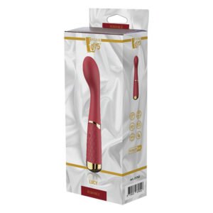 Вібратор для точки G Dream toys Romance Lucy, марсаловий, 19.5 х 3.8 см