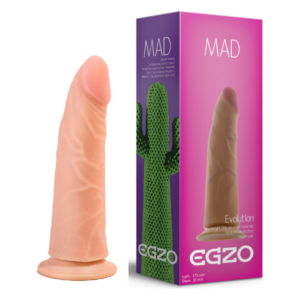Фалоімітатор реалістичний EGZO MAD Spicy Lover на присосці