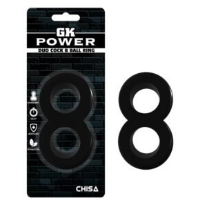 Ерекційне кільце подвійне Chisa GK Power, чорний