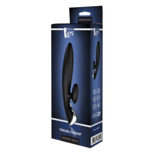 Вібромасажер кролик Dream toys Midnight Magic Thrilling, чорний
