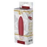 Компактний вібромасажер з рельєфною поверхнею Dream Toys Marly, бордовий, 11 х 4 см