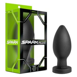 Анальна пробка силікон BLUSH SPARK SILICONE PLUG SMALL CARBON FIBER