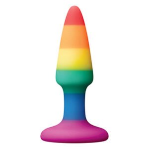 Анальна пробка DREAM TOYS COLOURFUL LOVE RAINBOW ANAL PLUG MINI