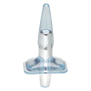 Плаг з вібрацією MENZSTUFF PURRFECT PLUG, CLEAR BLUE