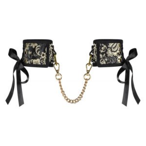 Мереживні наручники з ланцюжком Obsessive Shelle cuffs
