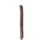 Подвійний фалоімітатор DR SKIN 18inch CHOCOLATE