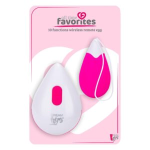 Віброяйце з бездротовим керуванням Dream Toys All Time Favorites, рожеве, 6.2 см х 3.2 см