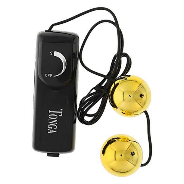 Вагінальні кульки Vibrating Balls, GOLD Вагінальні кульки Vibrating Balls, GOLD