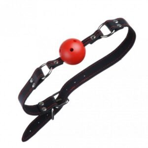 Кляп Loveshop BREATHABLE BALL Gag BLACK / RED