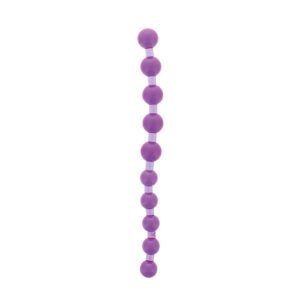 Анальний ланцюжок Jumbo Jelly Thai Beads Carded, LAVENDER
