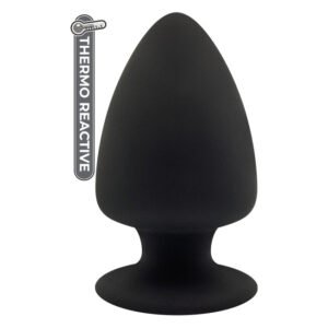Термоактивна анальна пробка PREMIUM SILICONE PLUG L BLACK