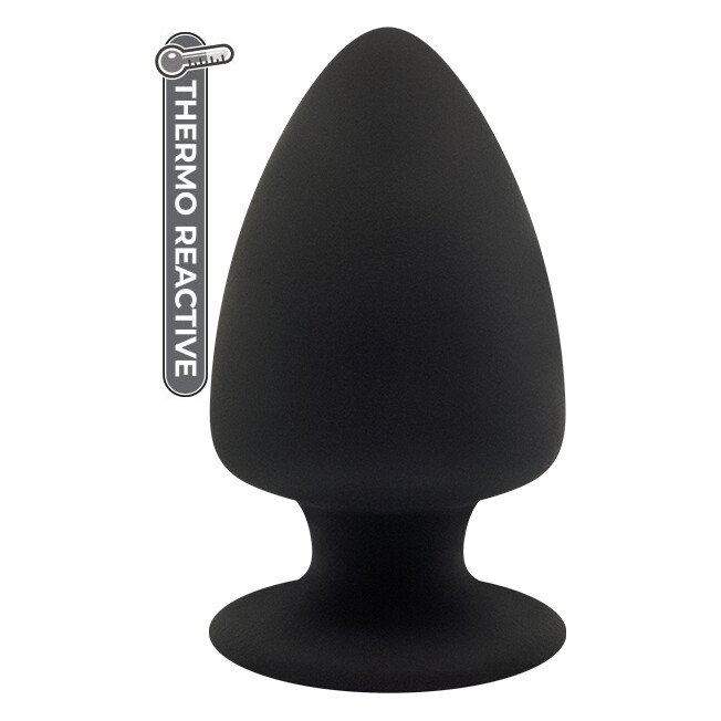 Термоактивна анальна пробка PREMIUM SILICONE PLUG L BLACK Термоактивна анальна пробка PREMIUM SILICONE PLUG L BLACK
