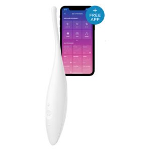 Вібратор-смарт із цілеспрямованою стимуляцією Satisfyer Twirling Joy, білий