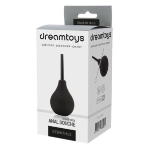 Анальна клізма із щіточкою для очищення Dream Тoys Еssentials ANAL DOUCHE чорна