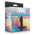 Анальна пробка з віброкулею Blush Anal Adventures Platinum чорна