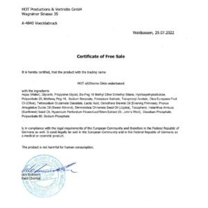 Анальний лубрикант на водній основі Hot eXXtreme Glide, 100 мл