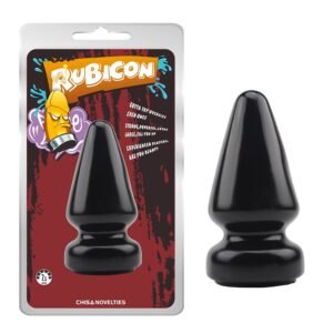 Анальна пробка гігантська Chisa Rubicon, чорний, Large