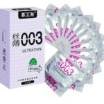 Набір ультратонких презервативів Muaisi 0,03 мм, Silver (в упаковці 12 шт.)