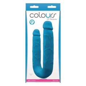 Подвійний фалоімітатор COLOURS DP PLEASURES BLUE