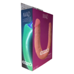 Двосторонній фалоімітатор EGZO MAD Ciberskin "FLEX&FIX" 47 см * 4 см