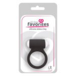 Ерекційне кільце зі знімною віброкулею Dream Toys All Time Favorites чорне