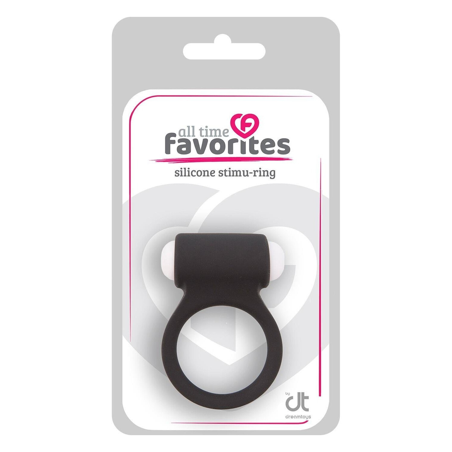 Ерекційне кільце зі знімною віброкулею Dream Toys All Time Favorites чорне Ерекційне кільце зі знімною віброкулею Dream Toys All Time Favorites чорне