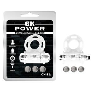 Ерекційне віброкільце Chisa Get Lock Vibrating Bull Ring, прозоре