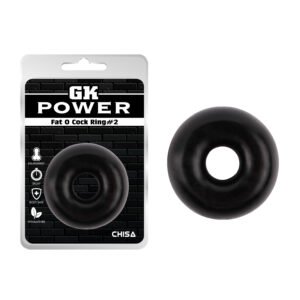 Ерекційне кільце Chisa GK Power Fat O Cock Ring # 2, чорне