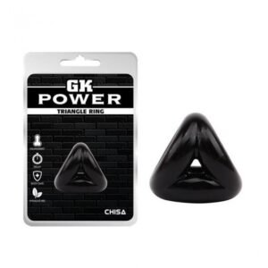 Ерекційне кільце трикутне Chisa GK Power Triangle Ring, чорне