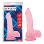 Фалоімітатор реалістичний Chisa HI-RUBBER на присосці, рожевий