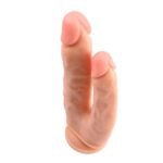 Фалоімітатор подвійний Chisa Ballsy Super Cock Bromeo # 01 на присосці, тілесний