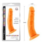 Фалоімітатор реалістичний на присосці Chisa Delux Pure Nature Steven.R-Orange, помаранчевий