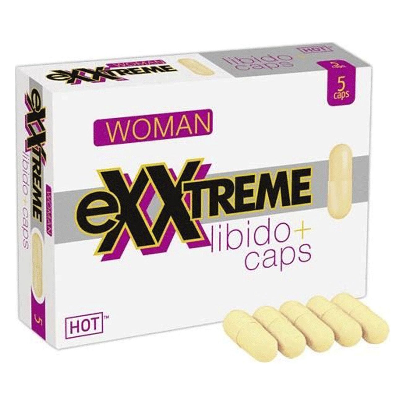 Капсули для підвищення лібідо для жінок Hot eXXtreme (ціна за 5 капсул в упаковці) Капсули для підвищення лібідо для жінок Hot eXXtreme (ціна за 5 капсул в упаковці)